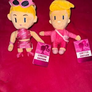 Barbie Limited Edition Plush Doll Pair - Pink and Yellow